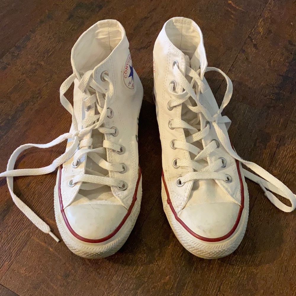 White high top converse